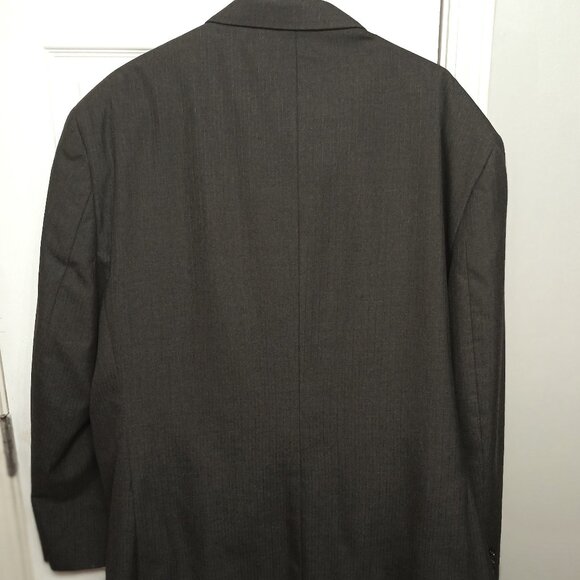 Blair Underwood Men 2 Piece Gray Pinstriped Suit - Picture 7 of 16